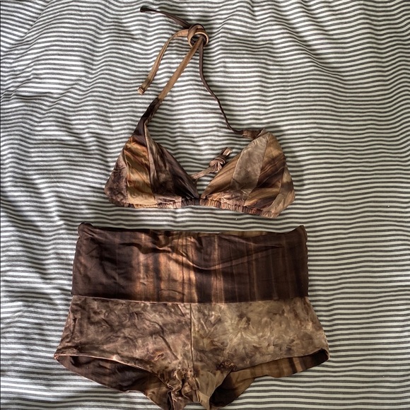 Lucky Brand Other - Lucky Brand Brown Swim Bralette with Soft Stretchy Fabric
